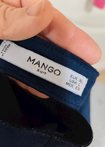 Mango süet elbise - Görsel 4