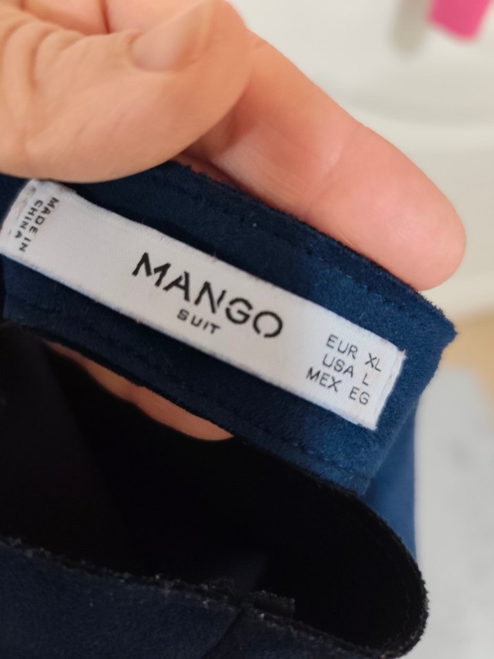 Mango süet elbise - Görsel 4