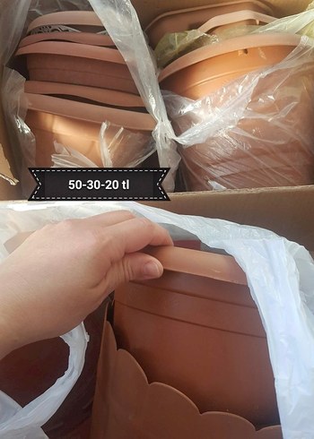 Kahverengi Toprak Saksılar - Görsel 2