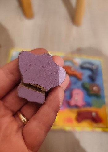 Renkli Ahşap Balık Tutma Oyunu - Görsel 2