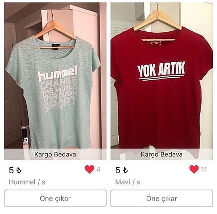 ?Yok Artık? Baskılı T-shirt/ Hummel Tshirt