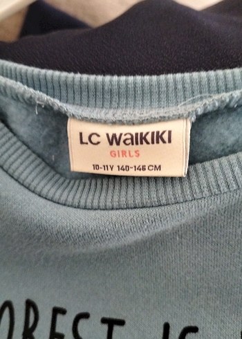 11-12 Yaş Beden mavi Renk 10-11 yaş mavi Uzun Kollu #kızçocuk #sweatshirt #tunik #elbise
