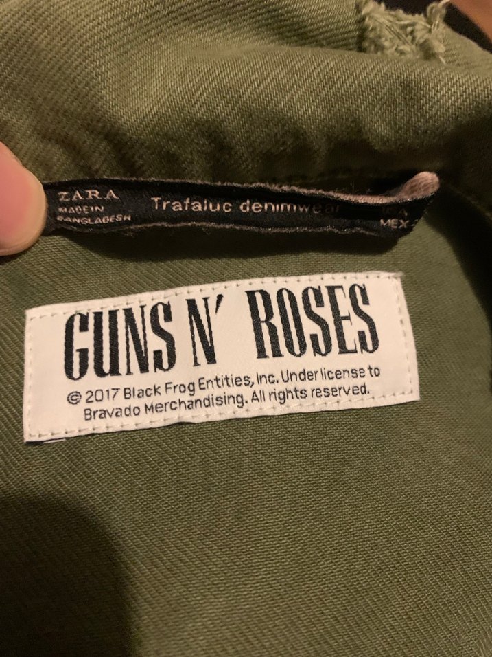 Zara Guns N Roses Ceket - Görsel 3