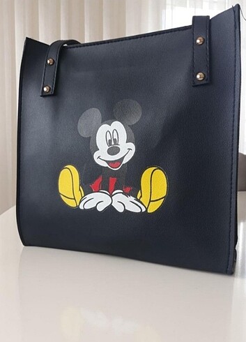 Mickey Mouse baskılı kol çantası 