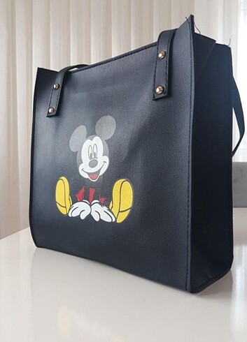 Diğer Mickey Mouse baskılı kol çantası 