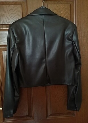 Zara Zara Siyah Deri Ceket