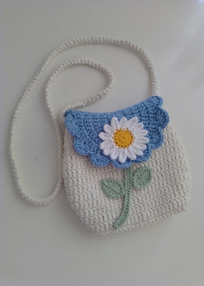 Örgü çocuk çantası  - Görsel 2