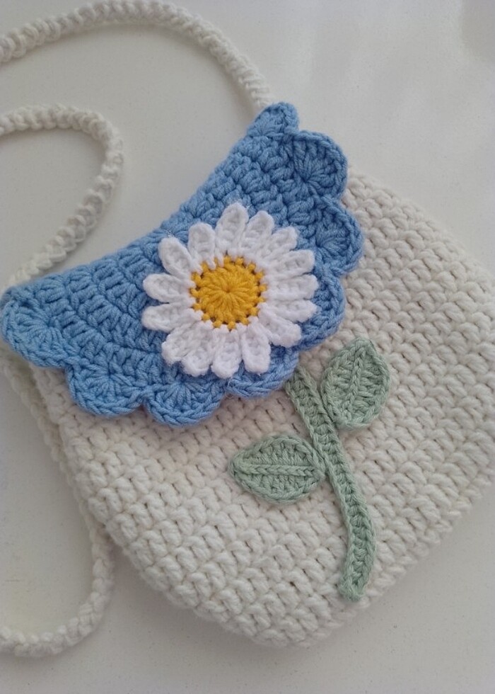 Örgü çocuk çantası  - Görsel 3