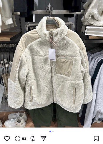 Bershka Peluş Mont