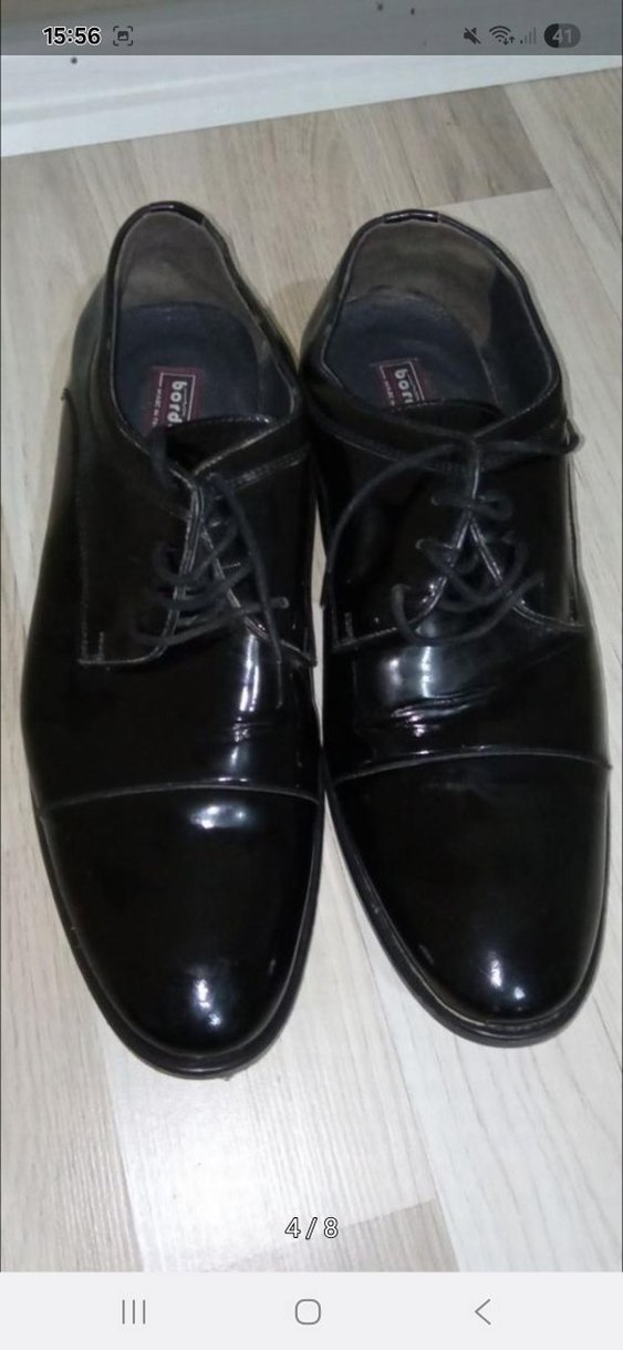 Siyah Klasik Erkek düğün Ayakkabısı - Görsel 4