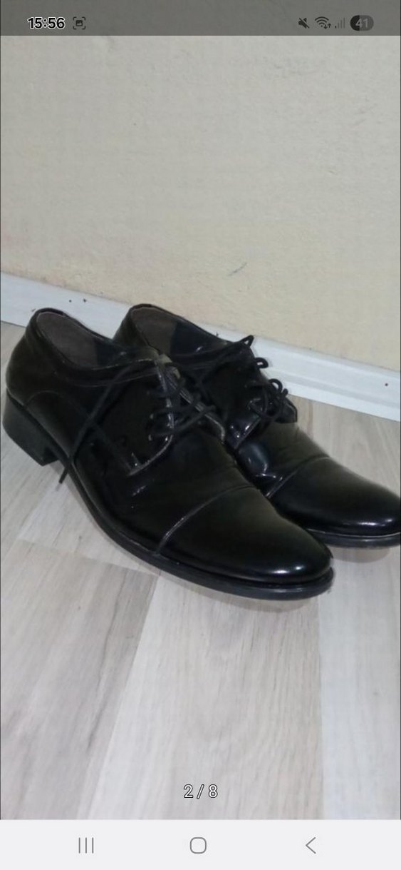 Siyah Klasik Erkek düğün Ayakkabısı - Görsel 2