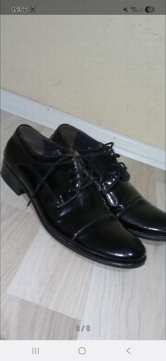 Siyah Klasik Erkek düğün Ayakkabısı - Görsel 3