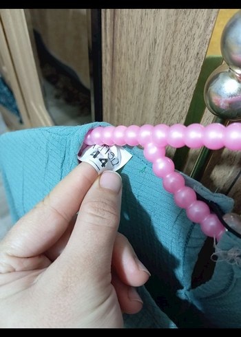 Uzun Kollu Düğmeli Turkuaz Keten Tunik - Görsel 5