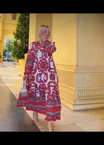 Bohem Tarzı Uzun Salaş Elbise - Görsel 2