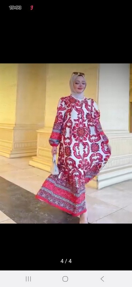 Bohem Tarzı Uzun Salaş Elbise - Görsel 4