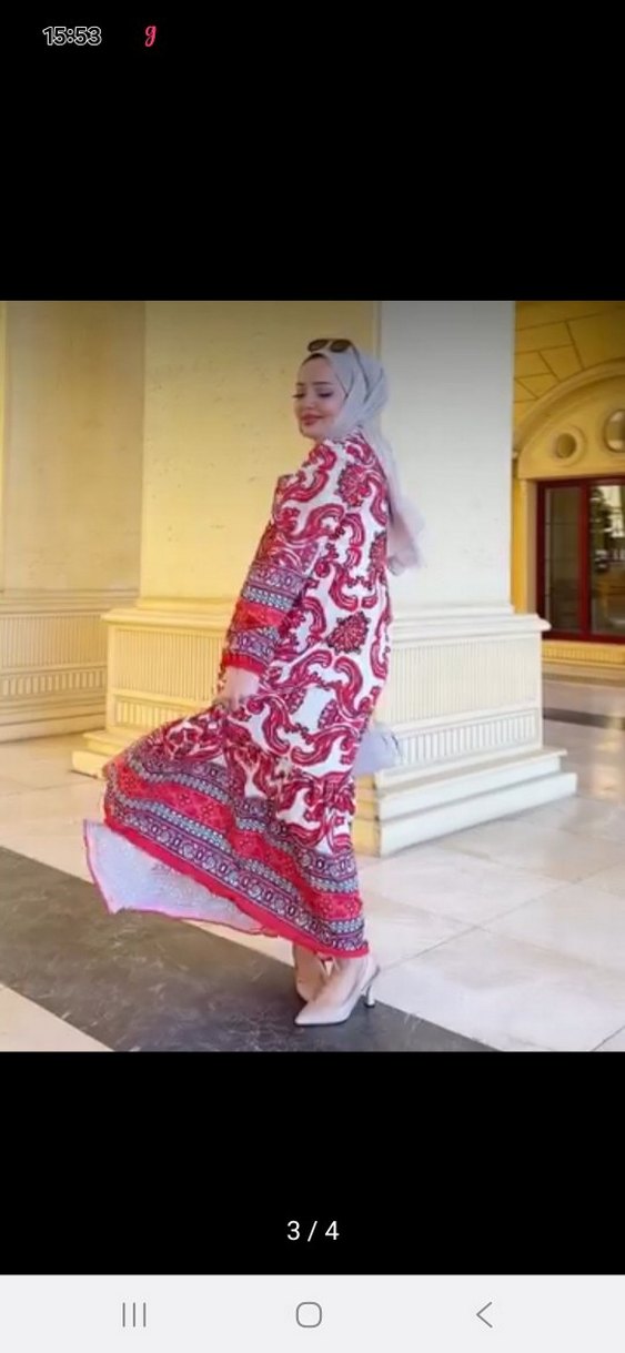 Bohem Tarzı Uzun Salaş Elbise - Görsel 3