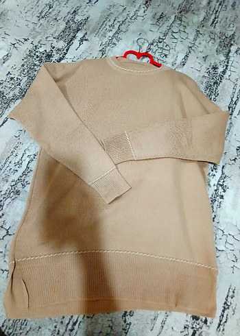 Bej Kadın Salaş Uzun Takım - Görsel 10