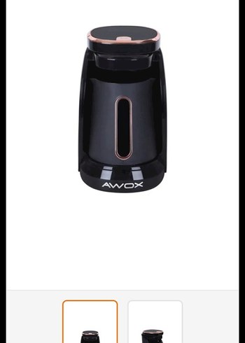 Siyah Modern Kahve Makinesi - Görsel 2