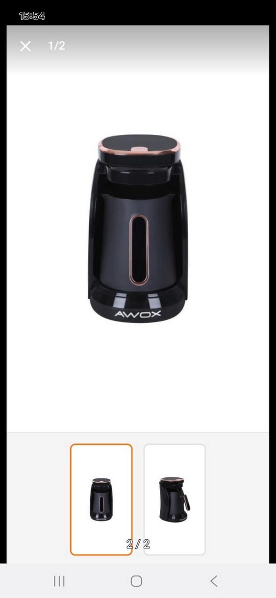 Siyah Modern Kahve Makinesi - Görsel 2