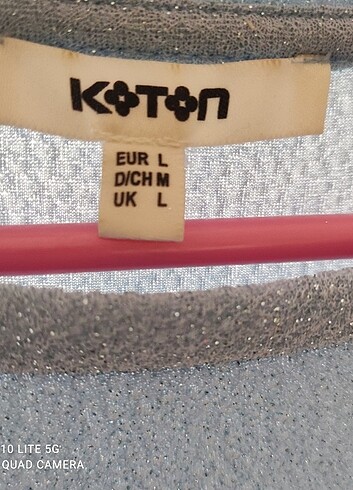 Koton Simli mavi bluz