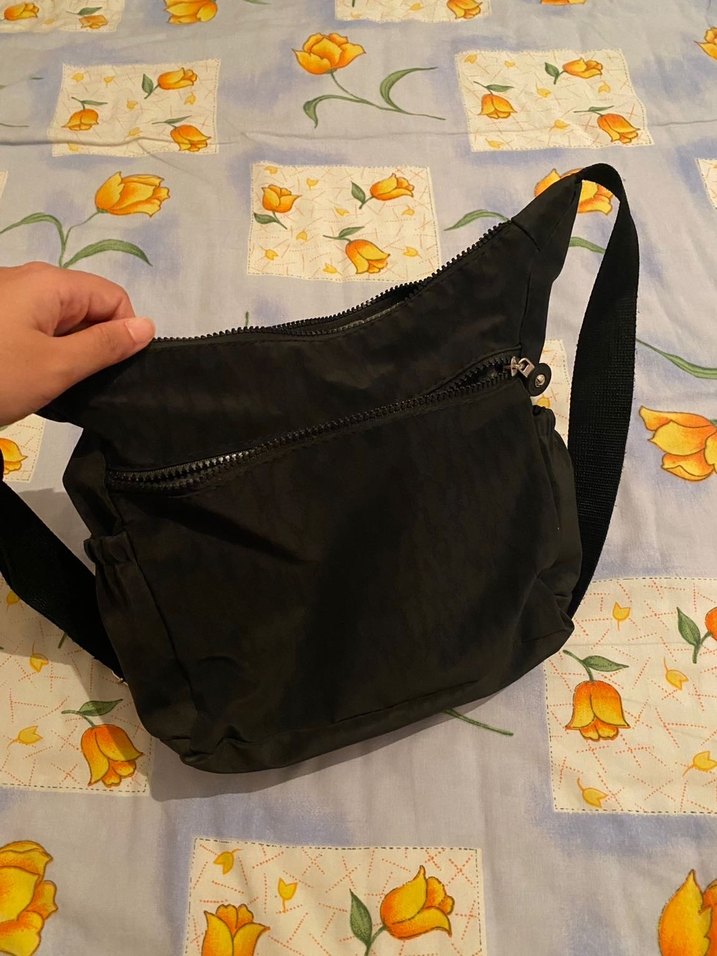 Tokalı Siyah Kadın Çapraz Çanta - Görsel 2