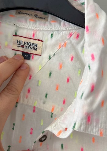 Düğmeli Pamuklu Beyaz Uzun Kollu Gömlek - Görsel 4