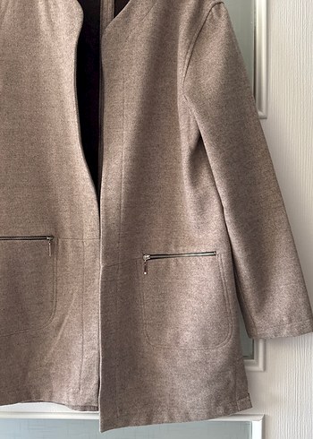 Bej Kadın Kaban - Görsel 2