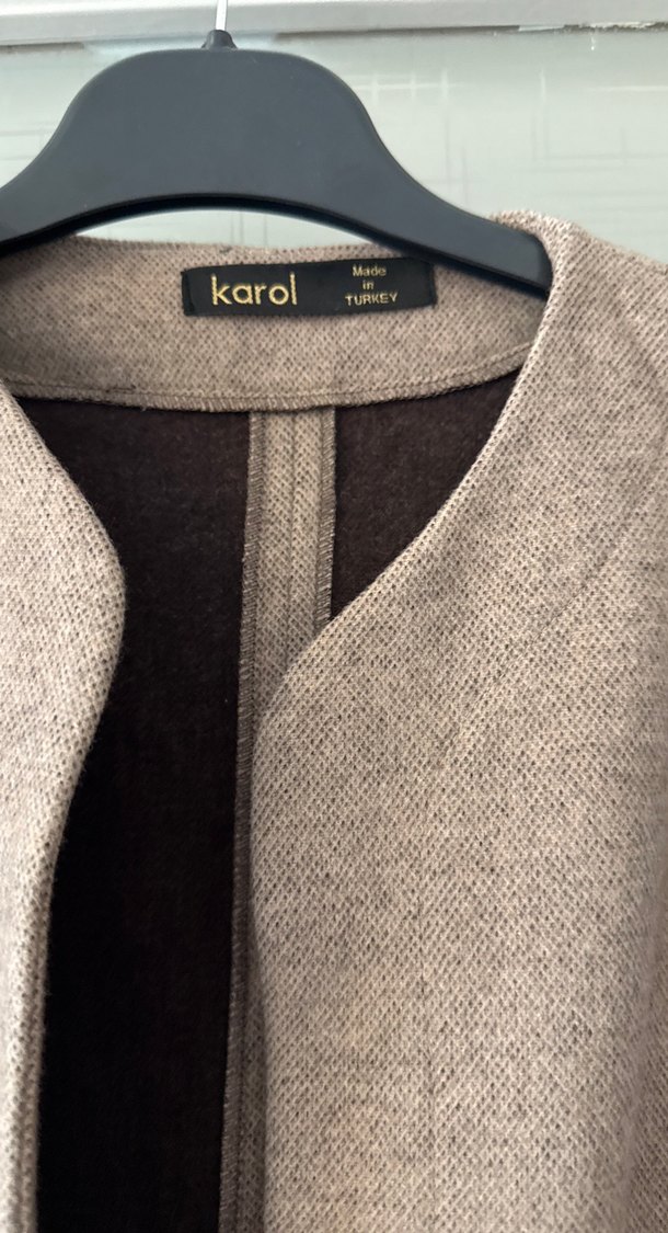 Bej Kadın  Kaban - Görsel 4