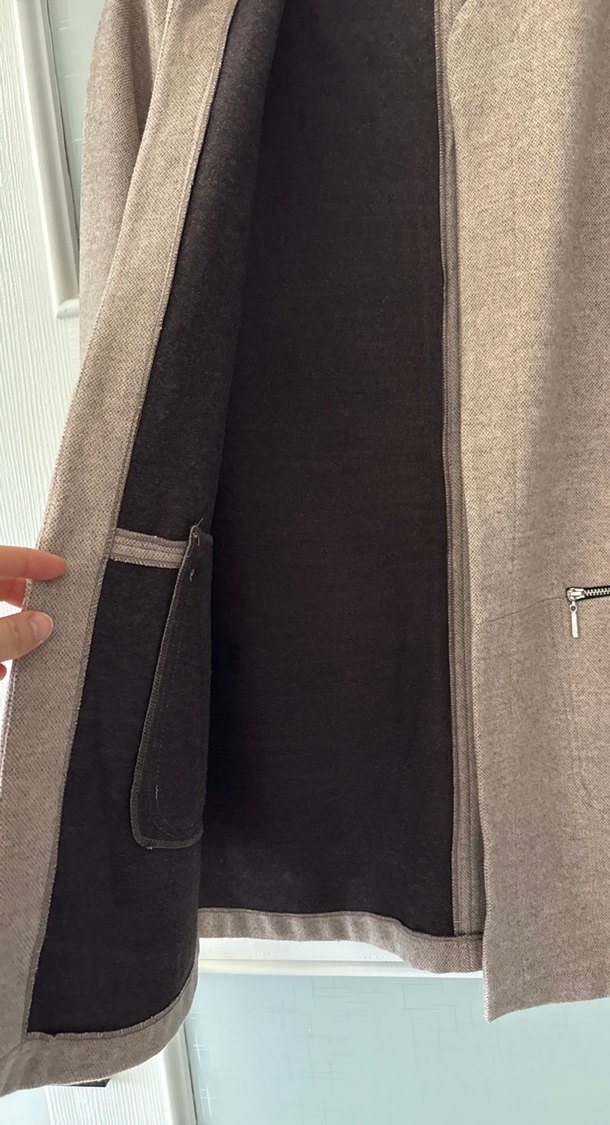 Bej Kadın  Kaban - Görsel 5