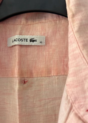 Pembe Keten Kısa Kollu Erkek Gömlek - Görsel 4