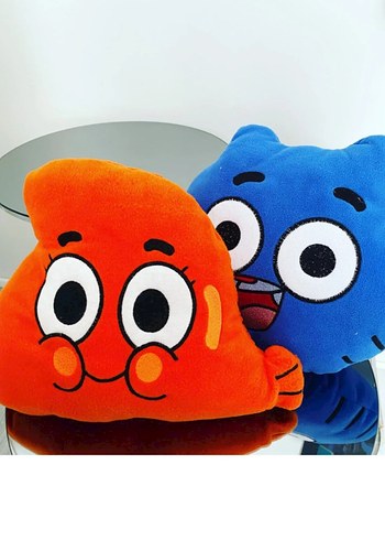 #Dalwin ve Gumball ikili peluş oyuncak - Görsel 2