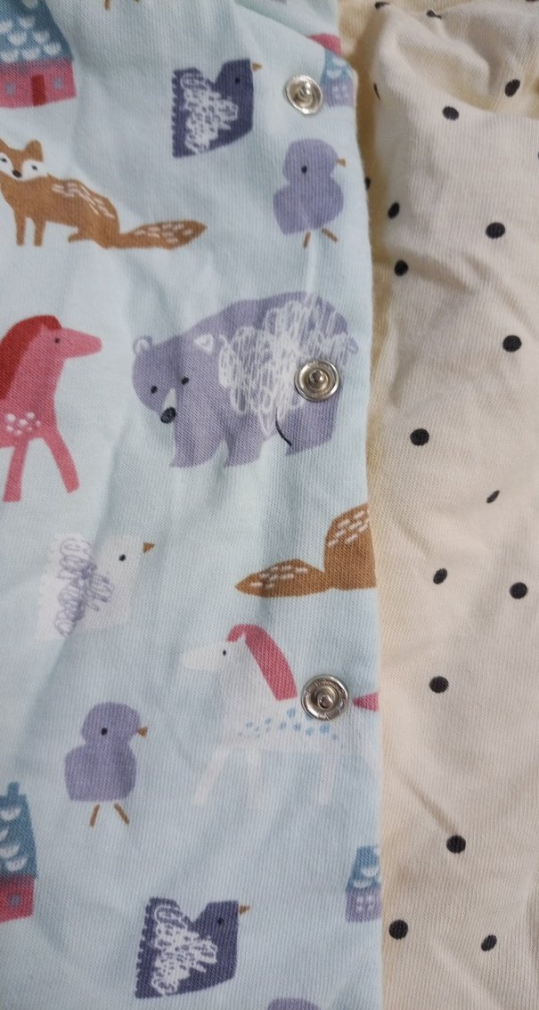 Bebek Baskılı Kapüşonlu çift taraf kullanımlı 
Tulum - Görsel 2