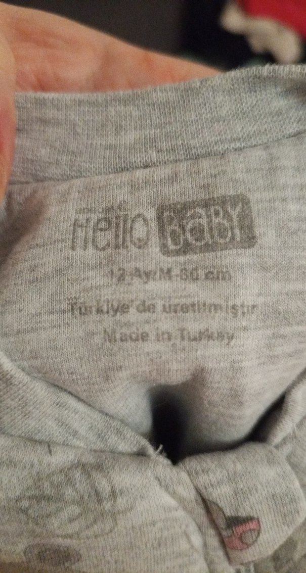 Gri 2 tog Bebek Kış Tulumu - Görsel 2