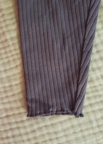 Kız Çocuk Pilili Mor Tayt - Görsel 2