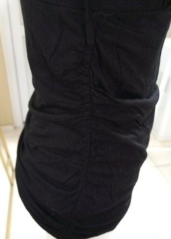 Siyah V Yaka Bluz - Görsel 4