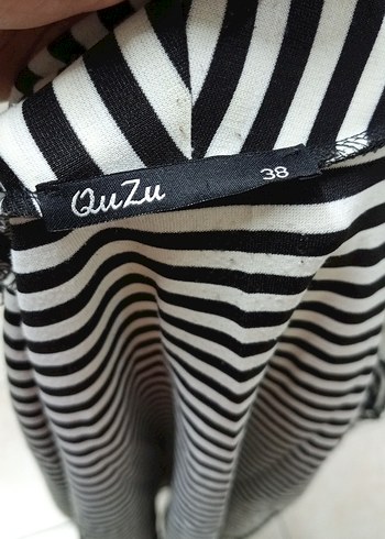 Çizgili, Piliseli Midi astarsız ceket - Görsel 5