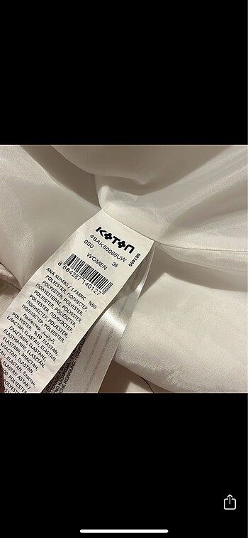 36 Beden beyaz Renk Blazer