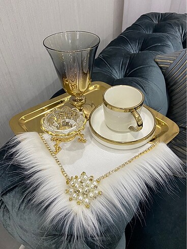 Şık kahve sunum peçetesi - Görsel 2