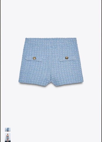 Viral zara tüvit şort - Görsel 2