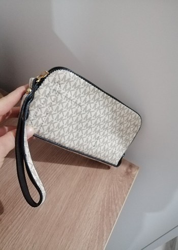 Bej  Deri Fermuarlı Kadın Cüzdanı - Görsel 2