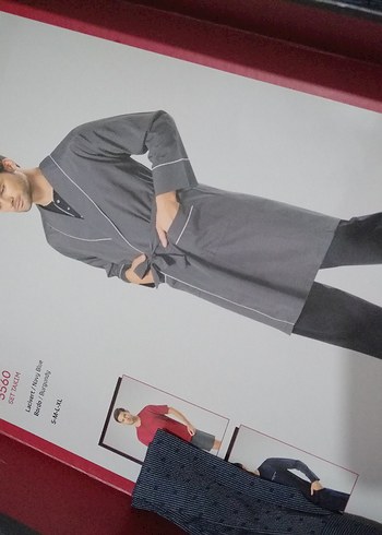 Pierre Cardin Erkek Bordo Düğmeli Kısa Kollu Pijama - Görsel 2