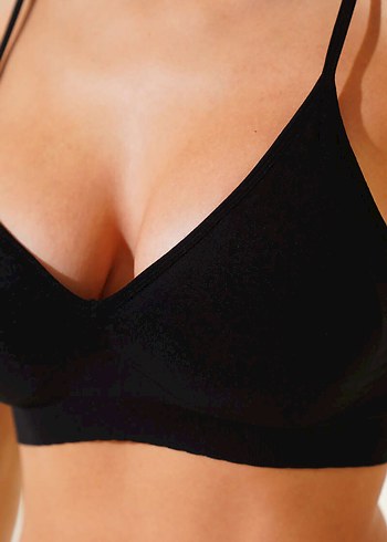 Siyah Sporcu Sütyeni - Görsel 3