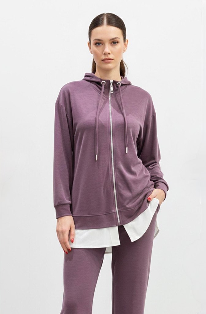 Kadın Fermuarlı Takım - Görsel 2