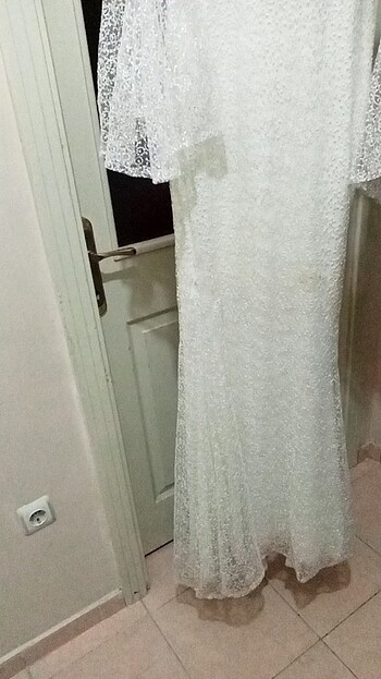 Abiye Abiye fon 38 beden nikah elbisesi harika bir parçadır