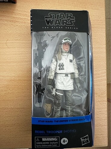 Star wars rebel trooper (hoth) black series figür