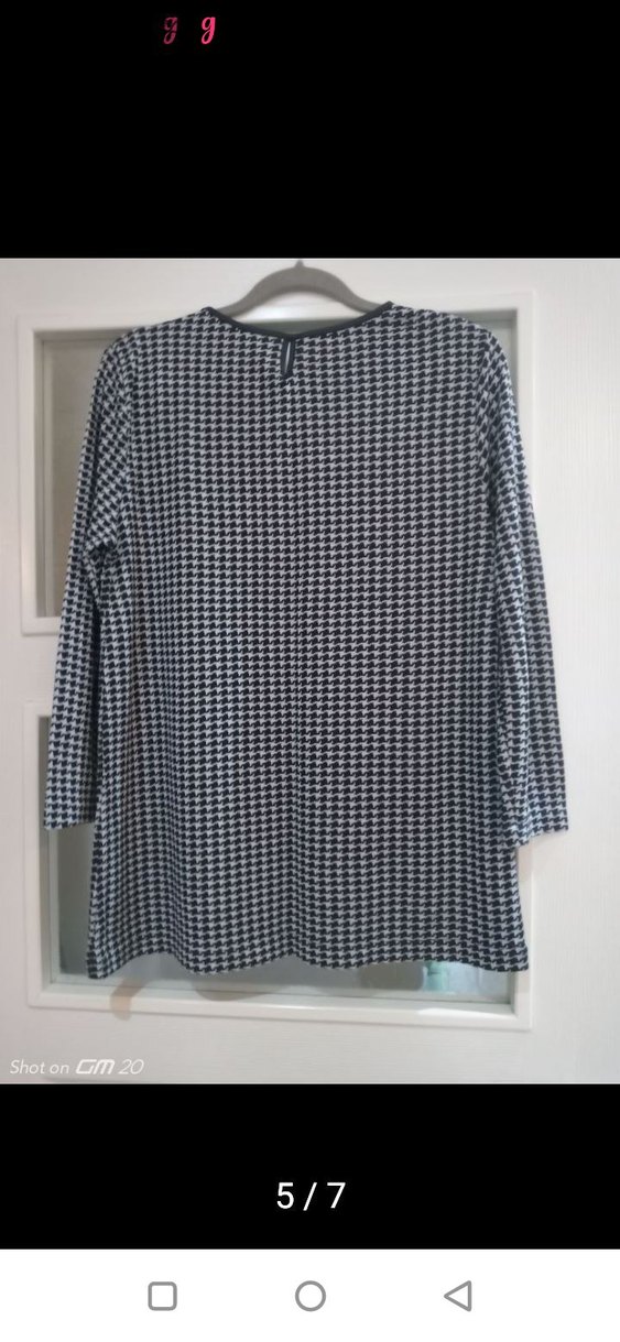 Gri Uzun Kollu Salaş Kadın Tunik - Görsel 5