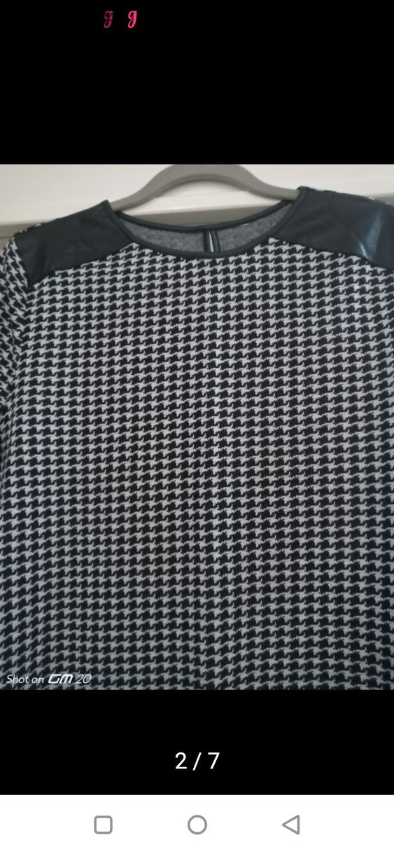 Gri Uzun Kollu Salaş Kadın Tunik - Görsel 2