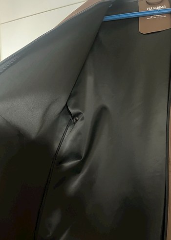 Kahverengi Fermuarlı Midi Yağmurluk - Görsel 4