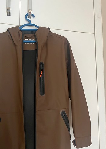 Kahverengi Fermuarlı Midi Yağmurluk - Görsel 3