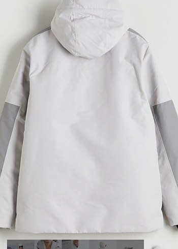 Gri Fermuarlı Erkek Spor Mont Yüksek Yaka - Görsel 10